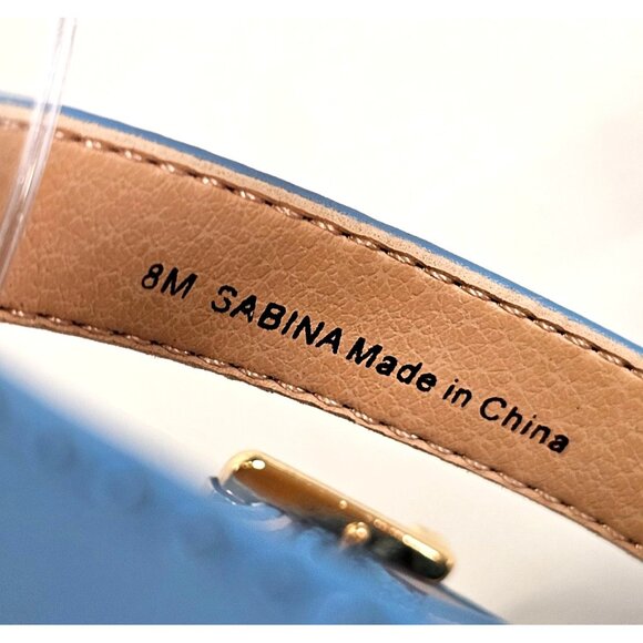 NWOB Vionic Women's Sabina Blue Strappy Wedge Espadrille Sandals Sz 8 037 - Picture 7 of 16